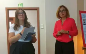 EWA WINNICKA. SPOTKANIE AUTORSKIE. PROJEKT "LUSTRO I OKNO Z REPORTAŻEM W WODZISŁAW ŚLĄSKI"