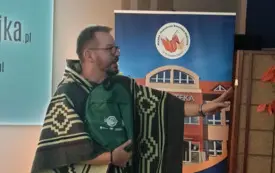 Jędrzej Maka. Noc Bibliotek 2026. Projekt Stacja Wodzisław Śląski, kierunek świat - 2