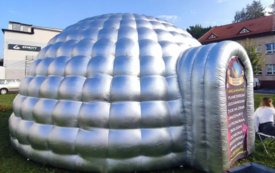 KOSMOS PRZED BIBLIOTEKĄ! MOBILNE PLANETARIUM. PROJEKT "NAUKA MIĘDZY SŁOWAMI"