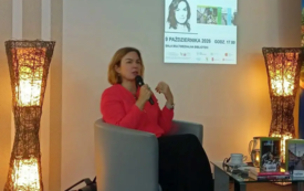 EWA WINNICKA. SPOTKANIE AUTORSKIE. PROJEKT "LUSTRO I OKNO Z REPORTAŻEM W WODZISŁAW ŚLĄSKI"
