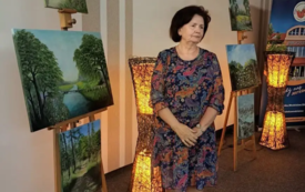 KRYSTYNA KOBYŁECKA. "PIĘKNO NATURY" WERNISAŻ WYSTAWY MALARSTWA. GALERIA POD FIKUSEM