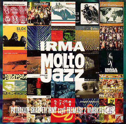Irma Molto Jazz. Pstrokate skarpety Irmy czyli freakasy z włoskiego buta. Okładka płyty