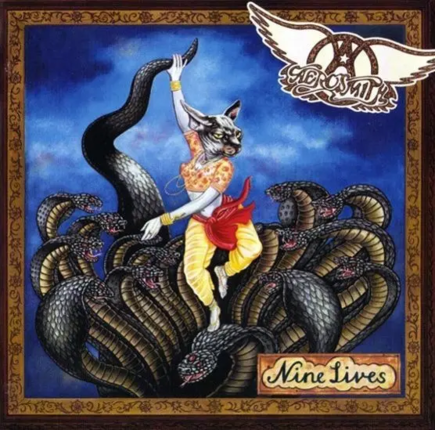 AEROSMITH - Nine Lives. Okładka płyty