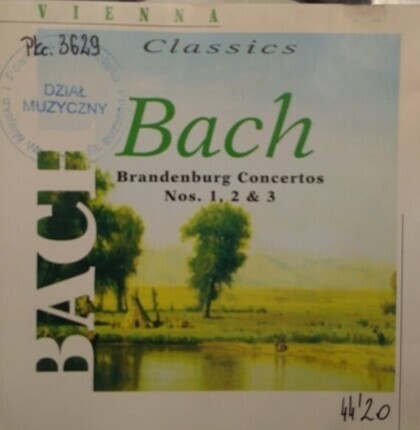 Zdjęcie do BACH JOHANN SEBASTIAN - Brandenburg Concertos Nos. 1, 2, 3