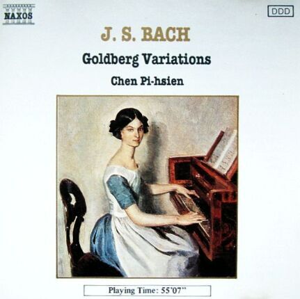 BACH JOHANN SEBASTIAN - Goldberg Variations. Okładka płyty