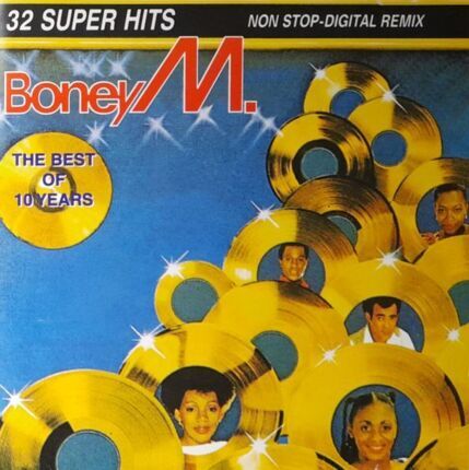 BONEY M. - Best Of 10 Years. Okładka płyty