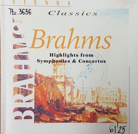 Zdjęcie do BRAHMS JOHANNES - Highlights from Symphonies &amp; Concertos