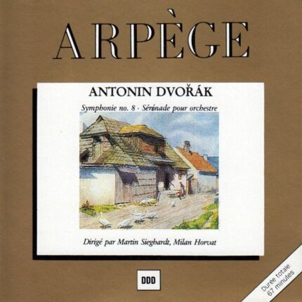 DVORAK ANTONIN - Symphonie No. 8, Serenade pour orchestre. Okładka płyty