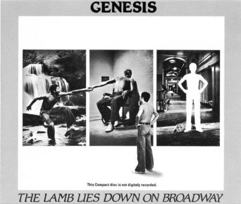GENESIS - Lamb Lies Down On Broadway. Okładka płyty