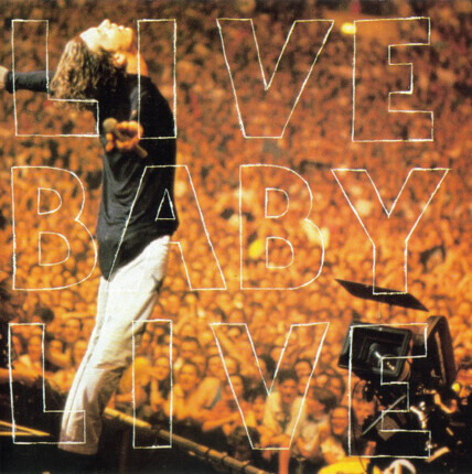 INXS - Live Baby Live. Okładka płyty