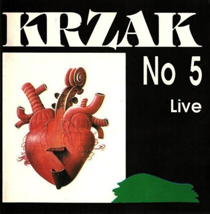 KRZAK - No 5 Live. Okładka płyty