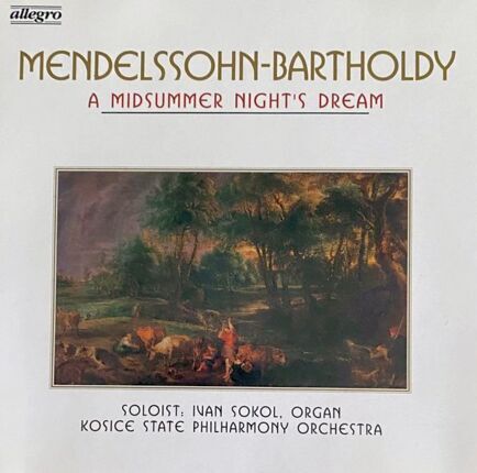 MENDELSSOHN-BARTHOLDY FELIX - A Midsummer Nights Dream ; POULENC FRANCIS - Concerto in G Minor for Organ, Strings and Timpani. Okładka płyty