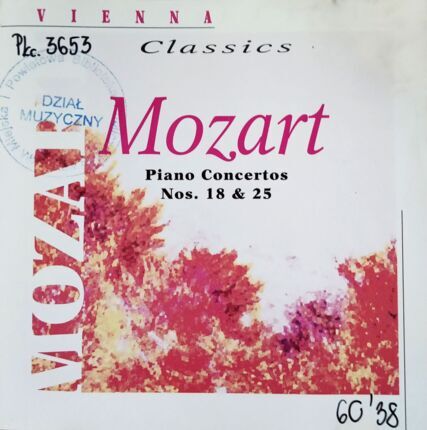 Zdjęcie do MOZART WOLFGANG AMADEUSZ - Piano Concertos Nos. 18 &amp; 25