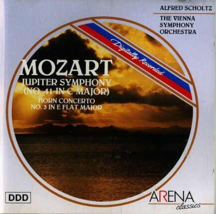 MOZART WOLFGANG AMADEUSZ - Symphony No. 41 'Jupiter', Horn Concerto No. 3. Okładka płyty