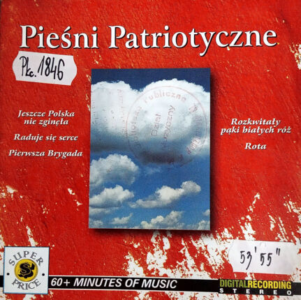 KRAKOWSKI CHÓR KAMERALNY - Pieśni patriotyczne. Okładka płyty