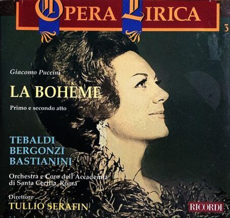 PUCCINI GIACOMO - La Boheme I. Okładka płyty
