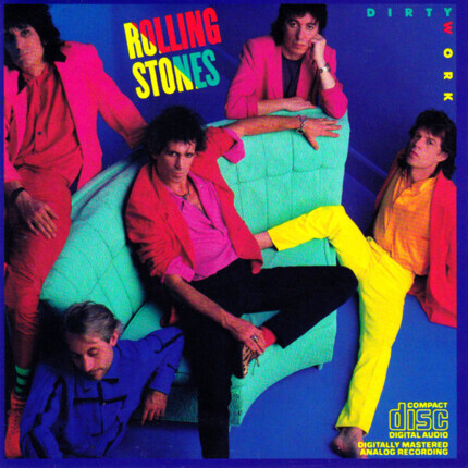 ROLLING STONES - Dirty Work. Okładka płyty