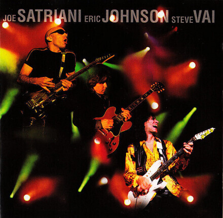 SATRIANI JOE, JOHNSON ERIC, VAI STEVE - G3 Live In Concert. Okładka płyty
