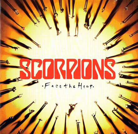 SCORPIONS - Face The Heat. Okładka płyty
