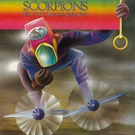 SCORPIONS - Fly To The Rainbow. Okładka płyty