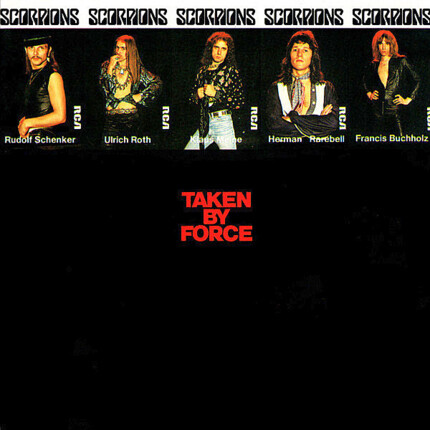 SCORPIONS - Taken By Force. Okładka płyty