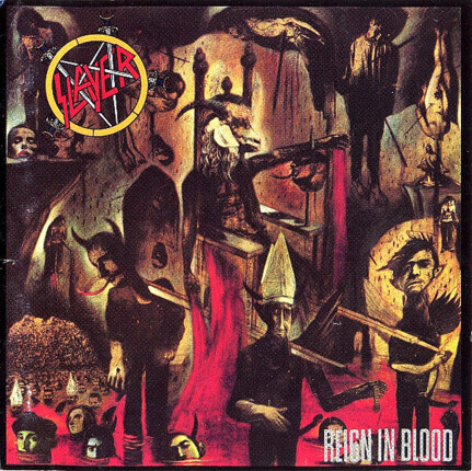 SLAYER - Reign In Blood. Okładka płyty