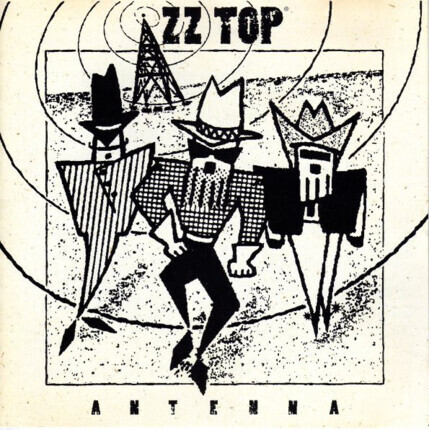 ZZ TOP - Antenna. Okładka płyty