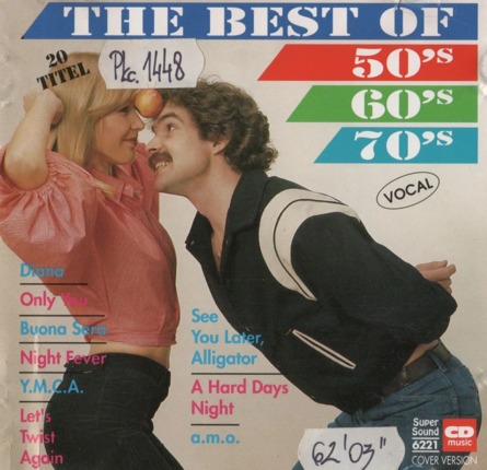 Best Of 50's, 60's, 70's. Okładka płyty