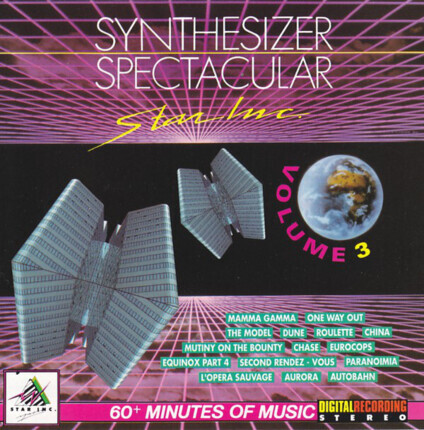 STAR INC. - Synthesizer Spectacular 3. Okładka płyty