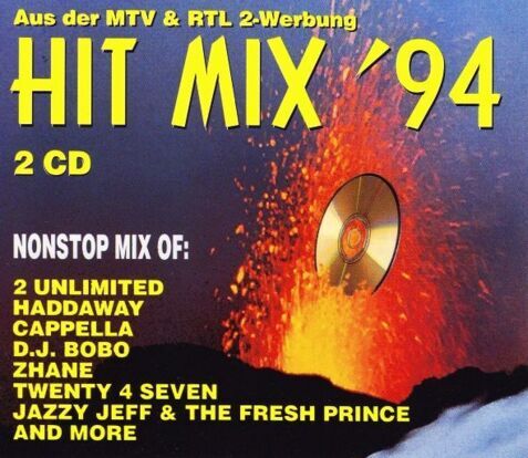 Hit Mix '94 MTV & RTL 2. Okładka płyty