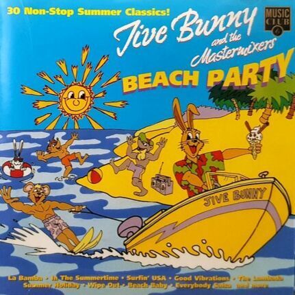 JIVE BUNNY AND THE MASTERMIXERS - Beach Party. Okładka płyty