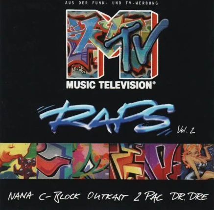 MTV Raps vol. 2. Okładka płyty