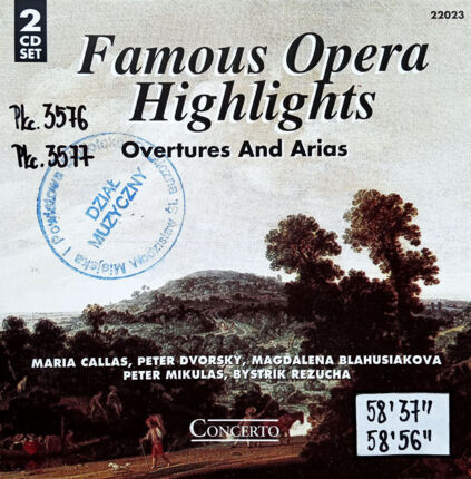 Zdjęcie do Famous Opera Highlights. Overures And Arias