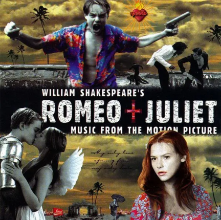 William Shakespeare's Romeo + Juliet. Okładka płyty