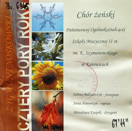 Zdjęcie do NOSKOWSKI ZYGMUNT - Cztery pory roku (śpiewnik dla dzieci do sł&oacute;w Marii Konopnickiej)
