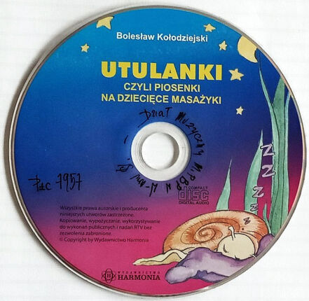 Zdjęcie do KOŁODZIEJSKI BOLESŁAW - Utulanki czyli piosenki na dziecięce masażyki