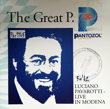 PAVAROTTI LUCIANO - Live in Modena. Okładka płyty