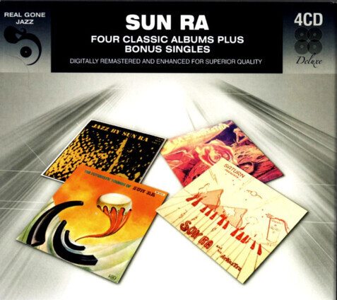 SUN RA - Four Classic Albums Plus Bonus Singles. Okładka płyty
