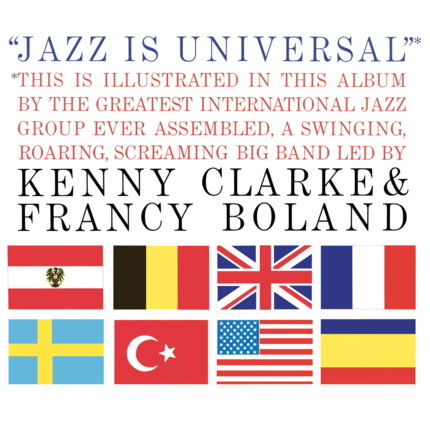 CLARKE KENNY & FRANCY BOLAND - Jazz is Universal. Okładka płyty