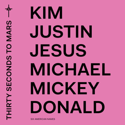 THIRTY SECONDS TO MARS - America. Okładka płyty