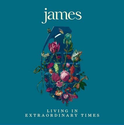 JAMES - Living In Extraordinary Times. Okładka płyty