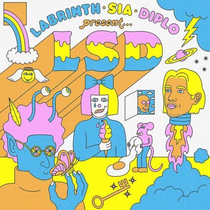 LSD - Labrinth, Sia & Diplo present... LSD. Okładka płyty