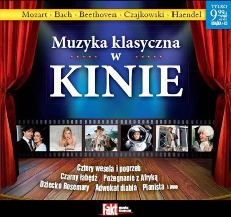 Muzyka klasyczna w kinie. Okładka płyty
