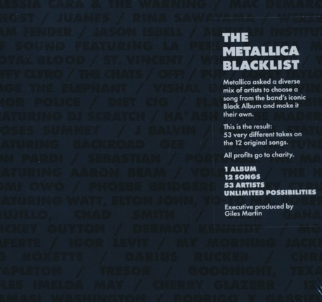 Metallica Blacklist. Okładka płyty