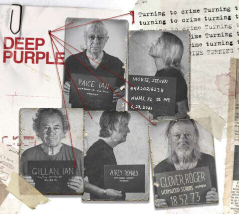 DEEP PURPLE - Turning To Crime. Okładka płyty