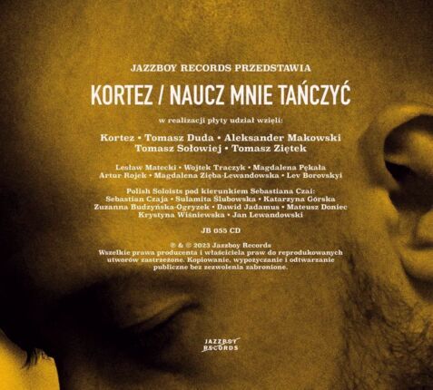 KORTEZ - Naucz mnie tańczyć. Okładka płyty