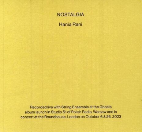RANI HANIA - Nostalgia. Okładka płyty