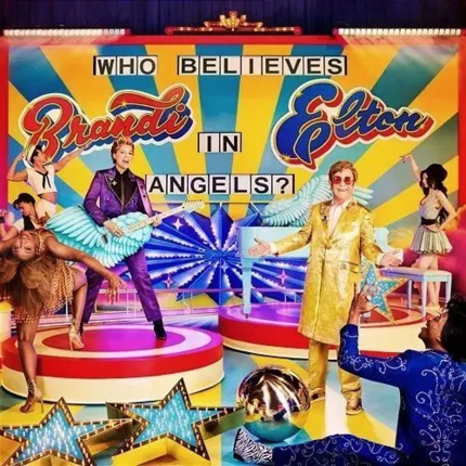 JOHN ELTON & CARLILE BRANDI - Who Believes In Angels?. Okładka płyty