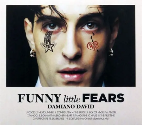 DAVID DAMIANO - Funny Little Fears. Okładka płyty