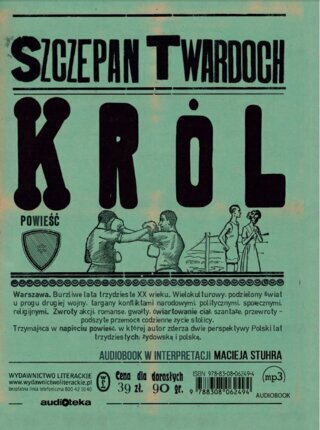 TWARDOCH SZCZEPAN - KRÓL 1. KRÓL